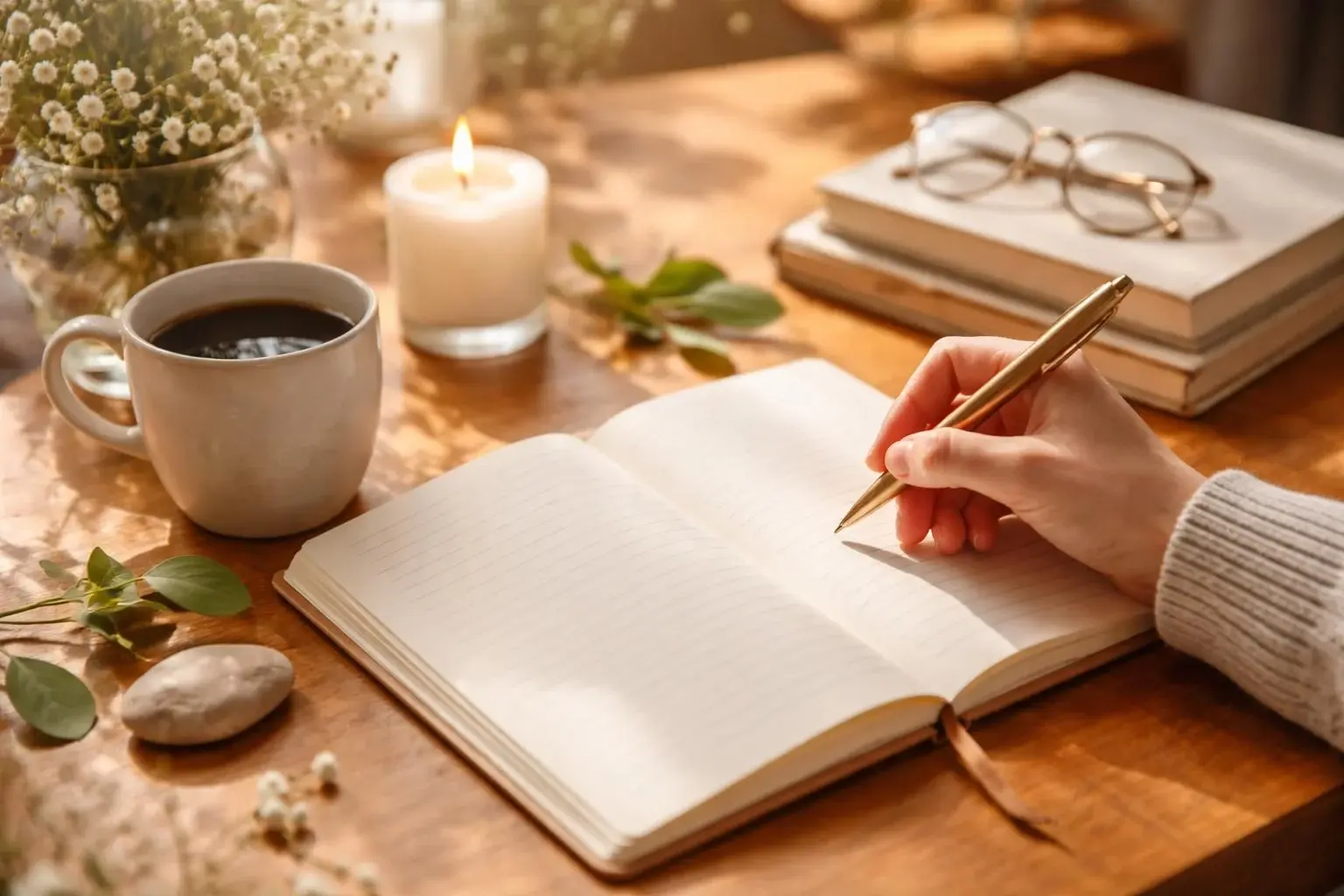 Beneficiile jurnalismului terapeutic De ce sa scrii zilnic 3 lucruri pentru care esti recunoscator 1766164684