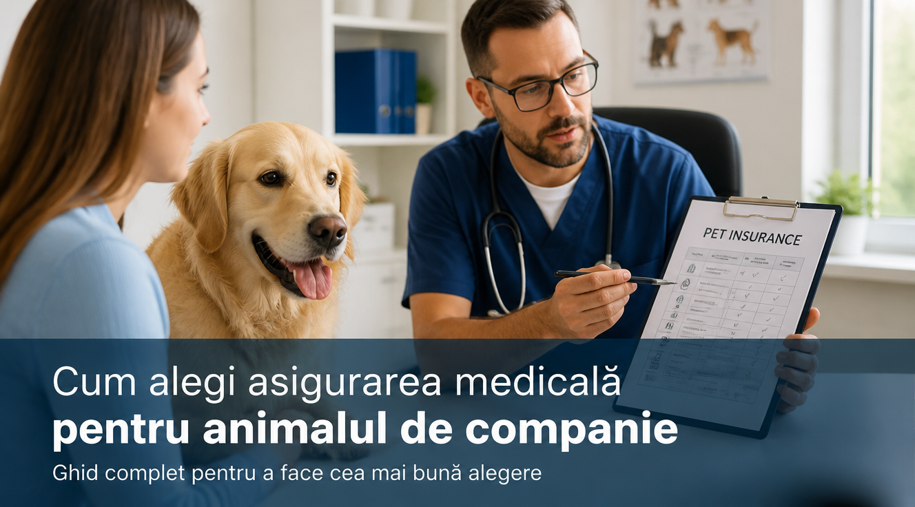 Cum alegi asigurarea medicală pentru animalul de companie